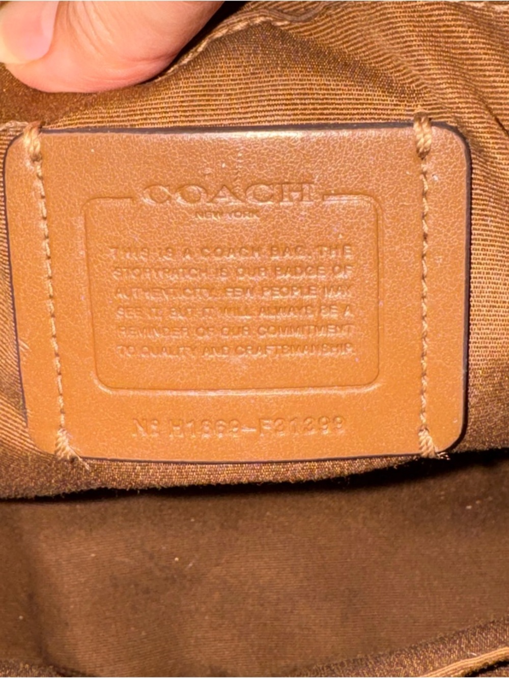Coach Elle Brown Pebble Leather Hobo Bag - Picture 5 of 16